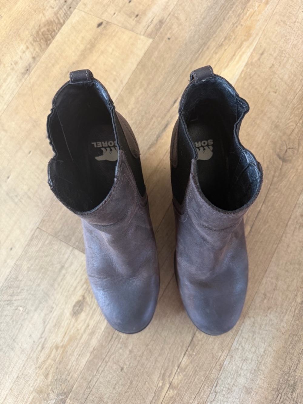 SOREL Joan Uptown Chelsea Boots | Blackened Brown - Picture 3 of 9